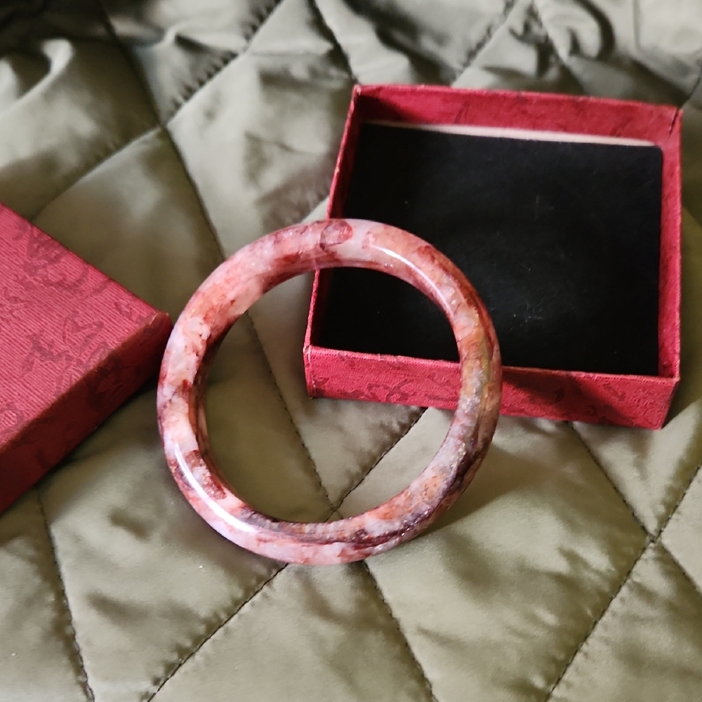 Fire Quartz Bangle Bracelet